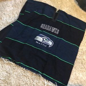 Seattle Seahawks Knit Poncho